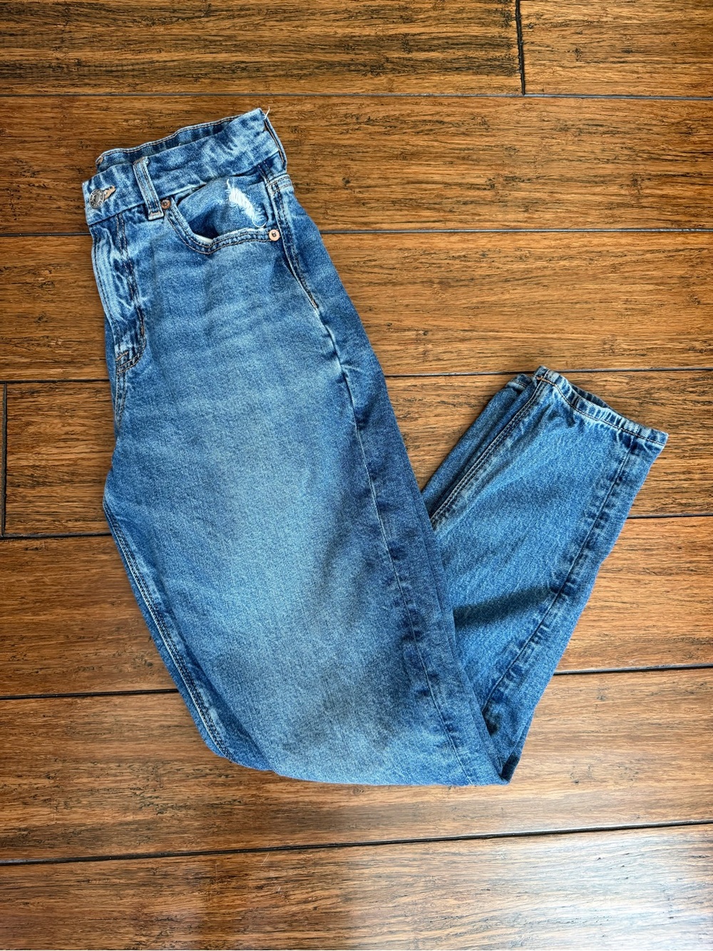 American Eagle Outfitters Curvy Mom Jean Blue Denim Size 4